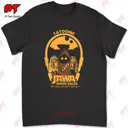 Tatooine-ジャワ映画のTシャツ、面白いTシャツ、ドロッドセール、fme7