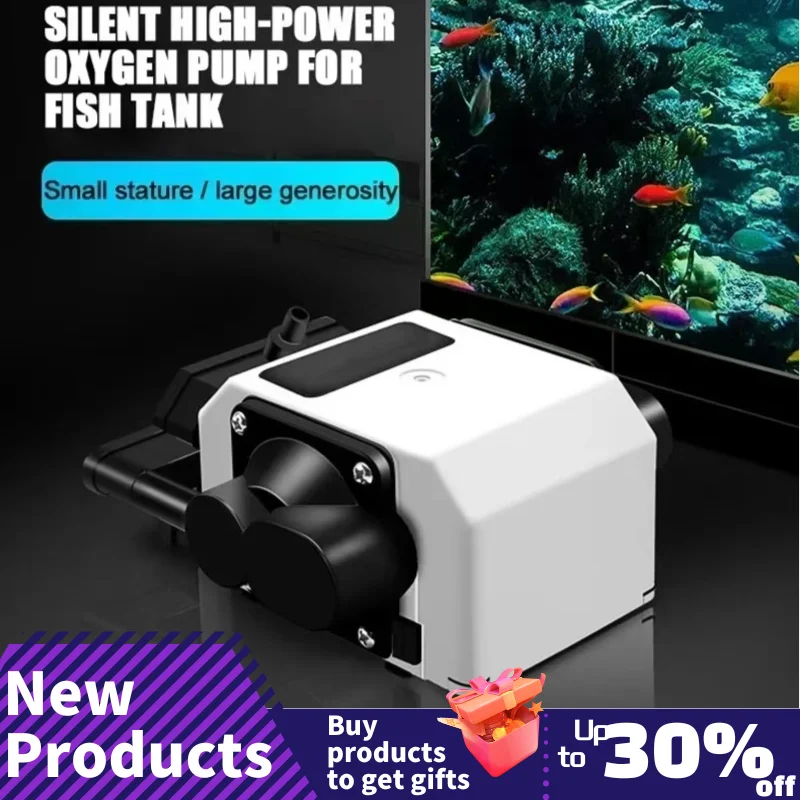 

25W High Power Fish Tank Oxygen Pump Ultra Quiet Air Compressor Large Volume Air Pump Deep Water Special Aquarium Accessories