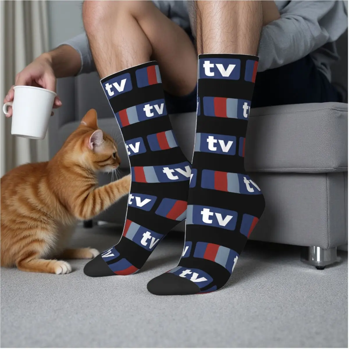 

Corncob TV I Think You Should Leave Носки Harajuku Высококачественные чулки Всесезонные длинные носки для мужчин и женщин Подарок на день рождения