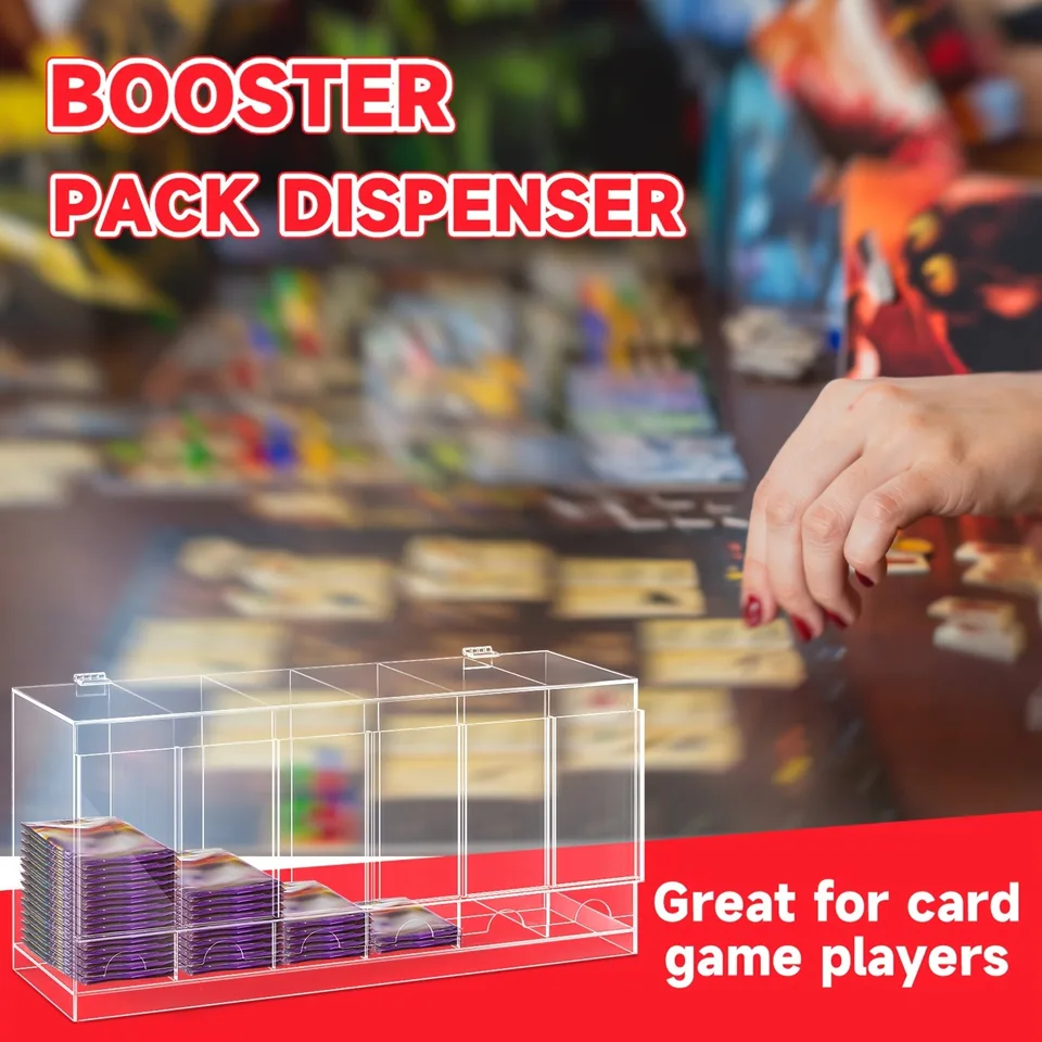 booster pack storage box DEDC Protector Card Holder UV Magnetic Case MTG Display Holder Clear Cases Fit for Standard Cards Protect Collectible Sports Gaming Cards (Collector Pack(10pcs)) : Toys & Games blending seamlessly with any display or collection area Is this a good storage