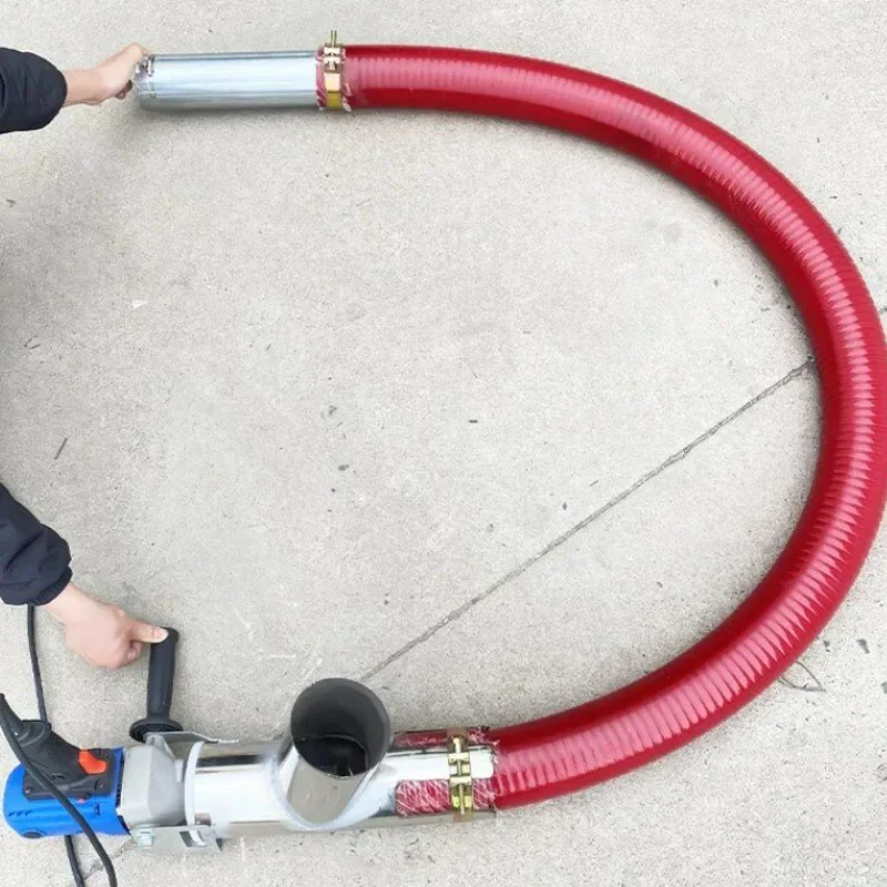 Hand‑held Flexible Hose Grain Auger Conveyor with Tripod Stand Portable Electric Crop Transfer Suction Machine view 2