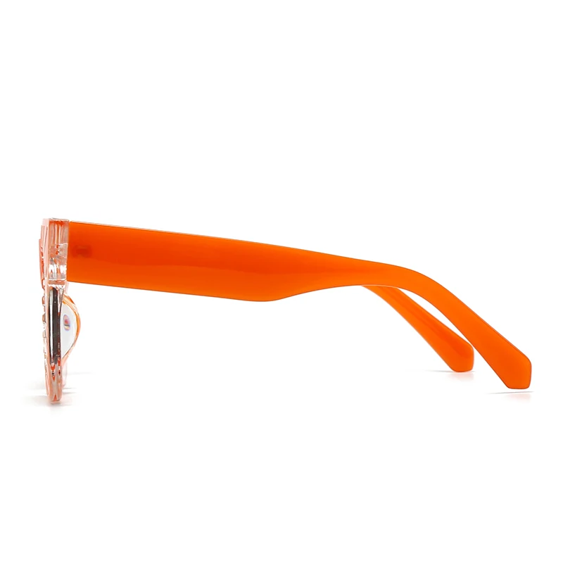 Foreign Trade Cross-Border Popular Sunglasses with Rice Nail Design, European and American Street Photography Ins Popular Square Model