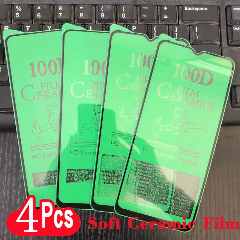 

4Pcs Matte Soft Ceramic Film For Xiaomi Mi 10i 10T Pro 10 11 Lite 11i 11T 11X 9X 9T Pro 10X 12T Screen Protectors Glass HD 100D