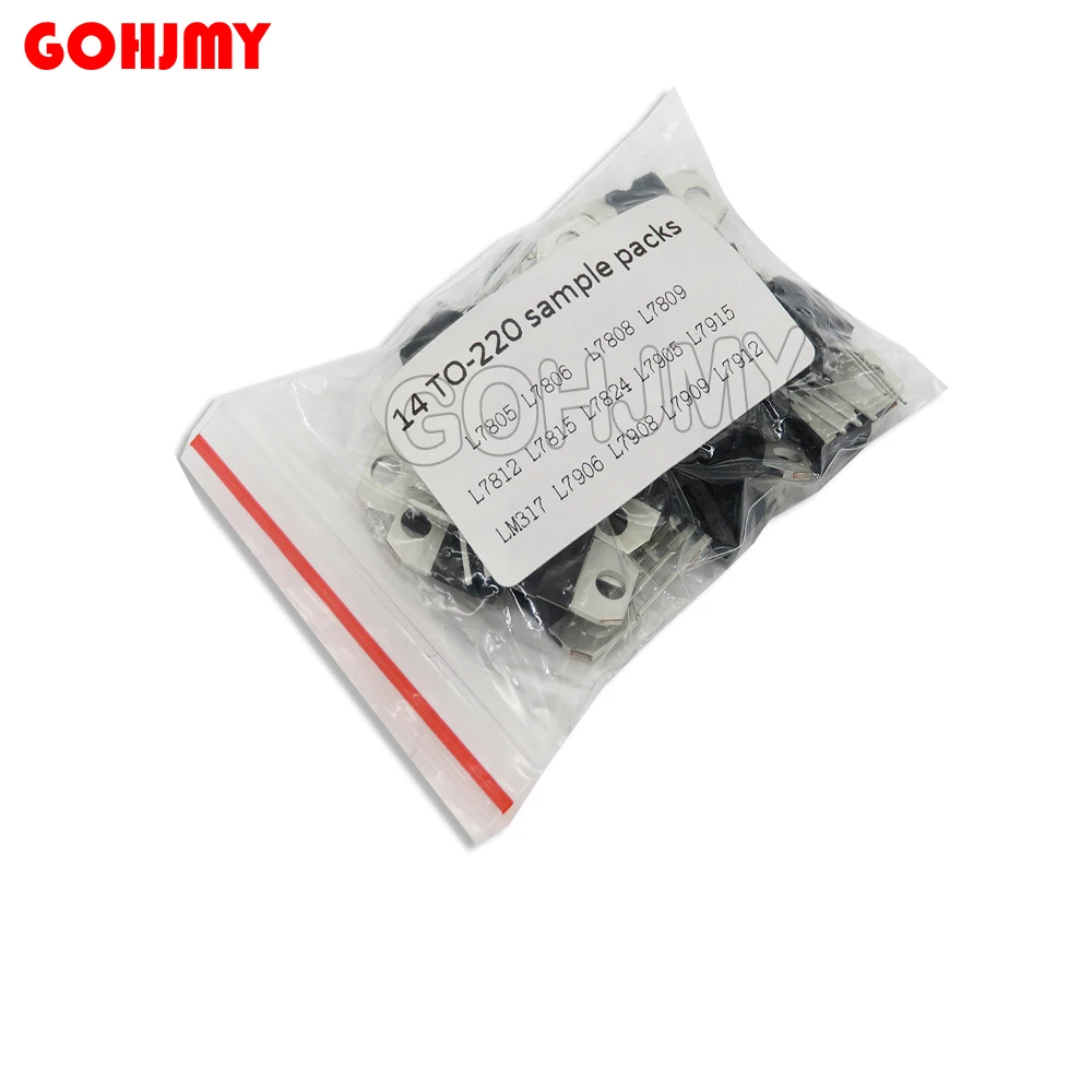 14Values kit  L7912 L7915 LM317 TO220 L7805 L7806 L7808 L7809 L7812 L7815 L7824 L7905 L7906 L7908 L7909 kit