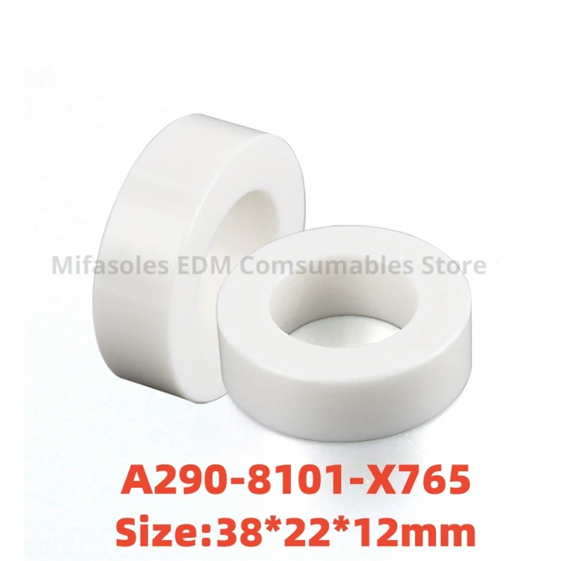 

WEDM Parts Ceramic Lower Roller A290-8101-X765 38*22*12t mm For Fanuc series Low Speed EDM Wire Cut EDM Machine