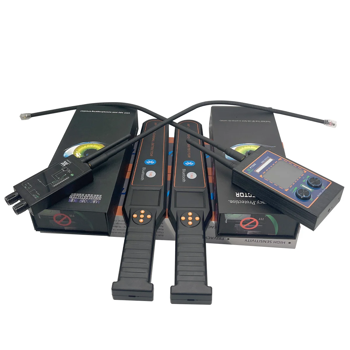 

Anti Spy Detector 4 Modes RF GPS Tracker Infrared Camera Finder Phone Bug Scanner Privacy Security Device LCD Display Flashlight