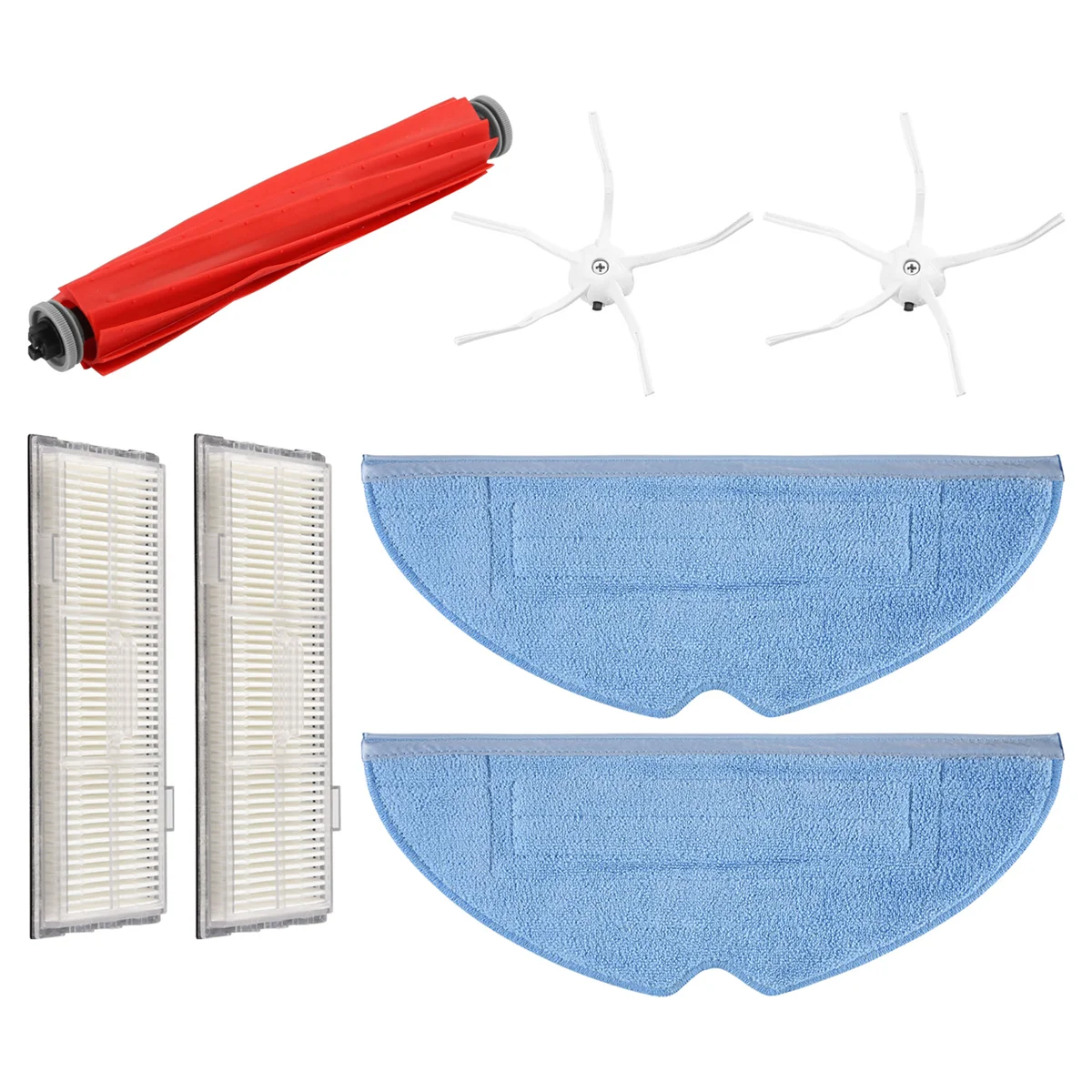 Robô Aspirador Kit Acessórios, Escova Lateral Principal, Almofadas De Esfregão, Filtros Hepa, S7 Plus, T7S, T7S Plus