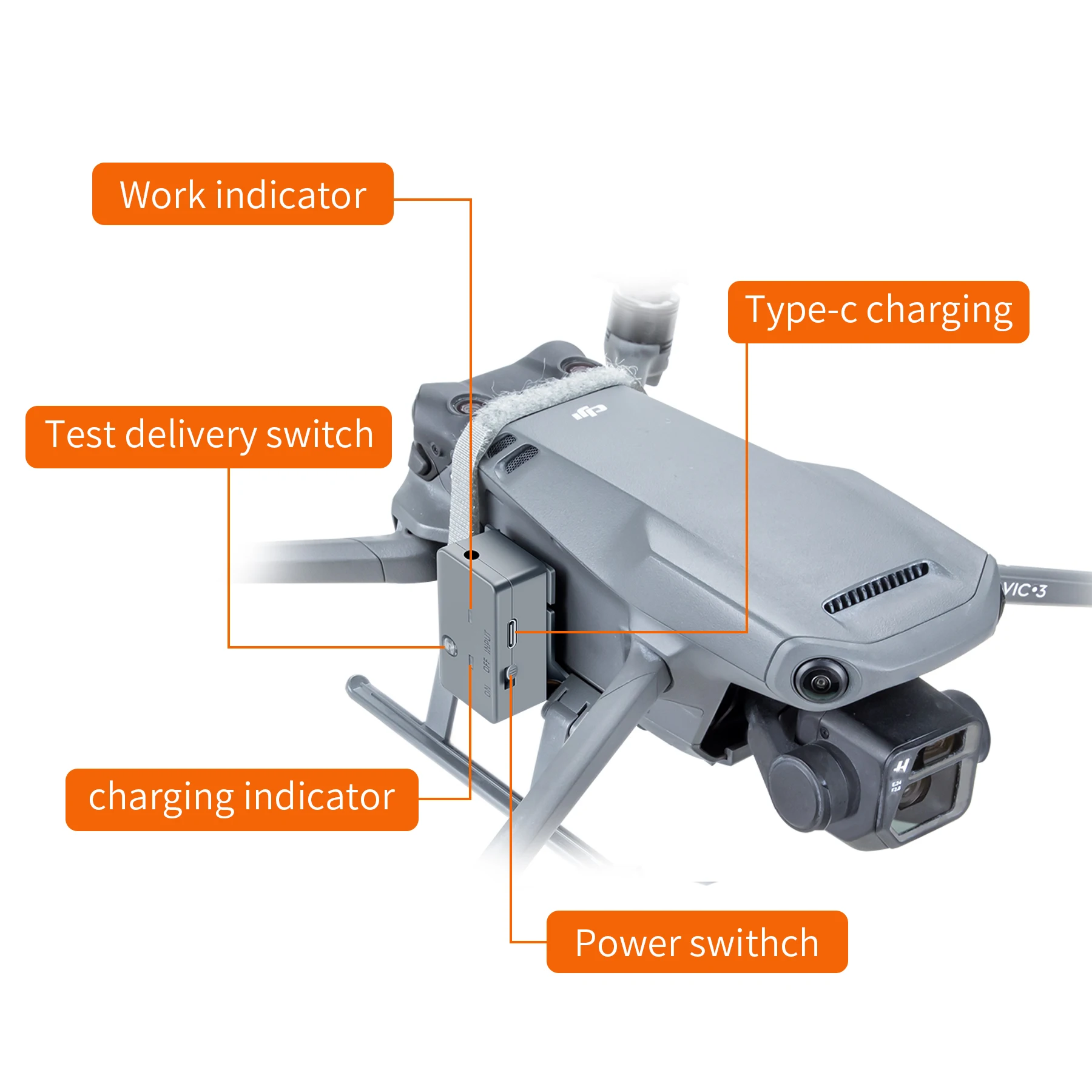 Mavic Drone Payload Air Dropper Thrower Delivery Device for DJI Mavic 3  Accessories Surprise Gift Fast Shipping