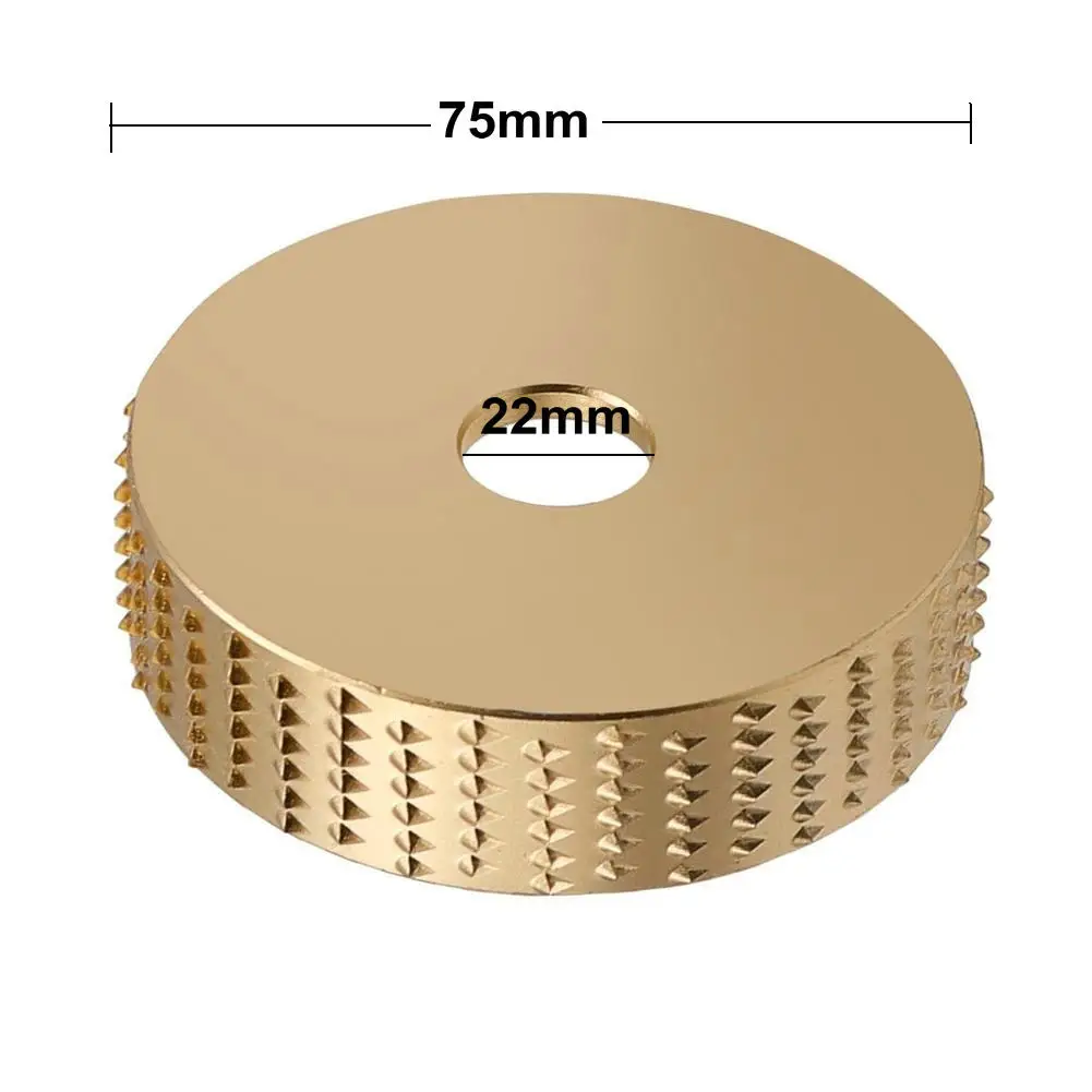 MM 16/22mm Woodworking Burr Angle Grinding Disc Wheel Hard Grinder Plane Edge-arc Grinding Wood Polishing Plastic Spur Disc