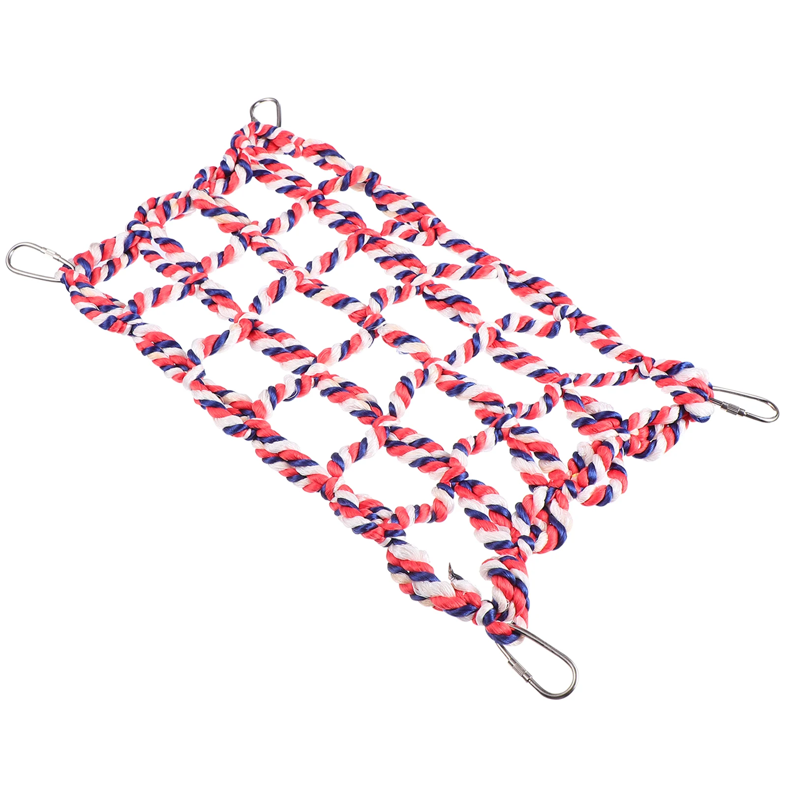 

Colorful Climbing Net Bird Chew Toy Parrot Swing Hamster Play Hanging Toys Pet Hammock Skills Development Small Pets Toys