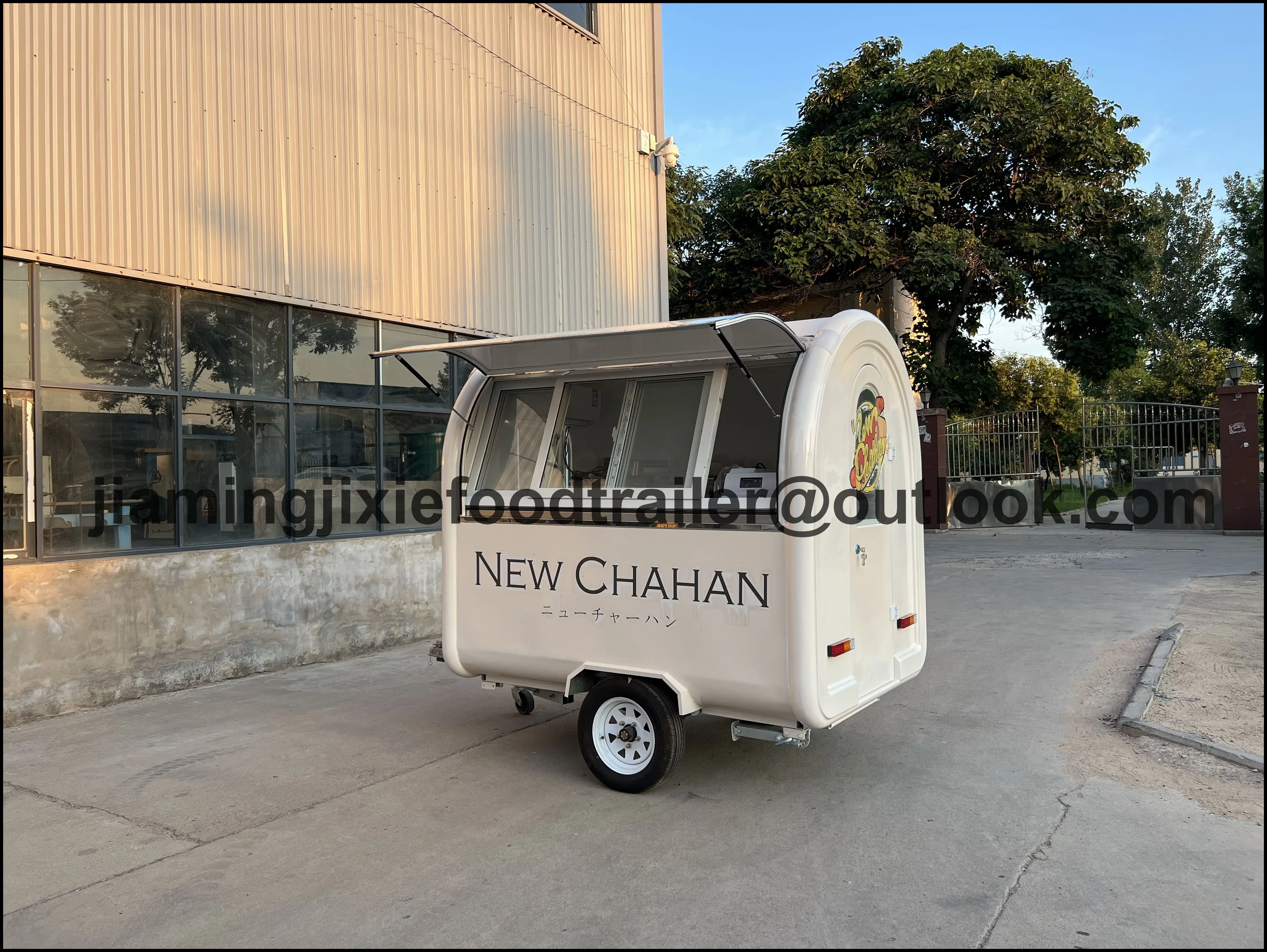 

Customized Modern Food Trailer Mobile Dessert Trailer for Party Banquet and Street Vending