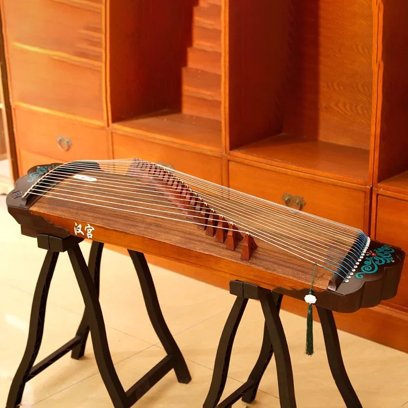 100cm Portable Mini Guzheng Handmade Paulownia Wood Zither Beginner Guqin Traditional Chinese Music Instrument with Accessories