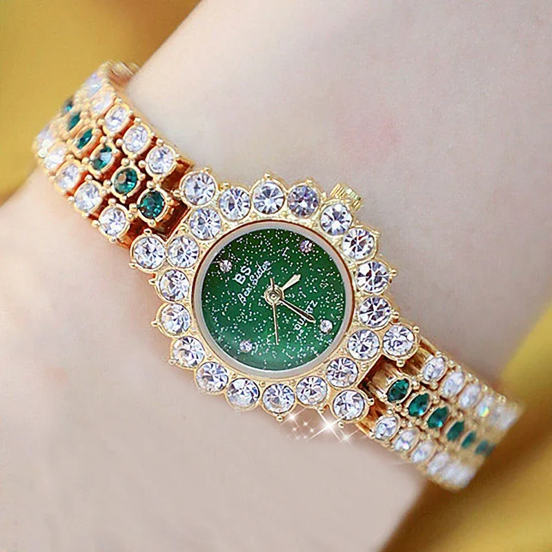 

Women Watch Famous Luxury Brands 2022 Crystal Diamond Stainless Steel Small Ladies Watches for Woman Wristwatch Relogio Feminino