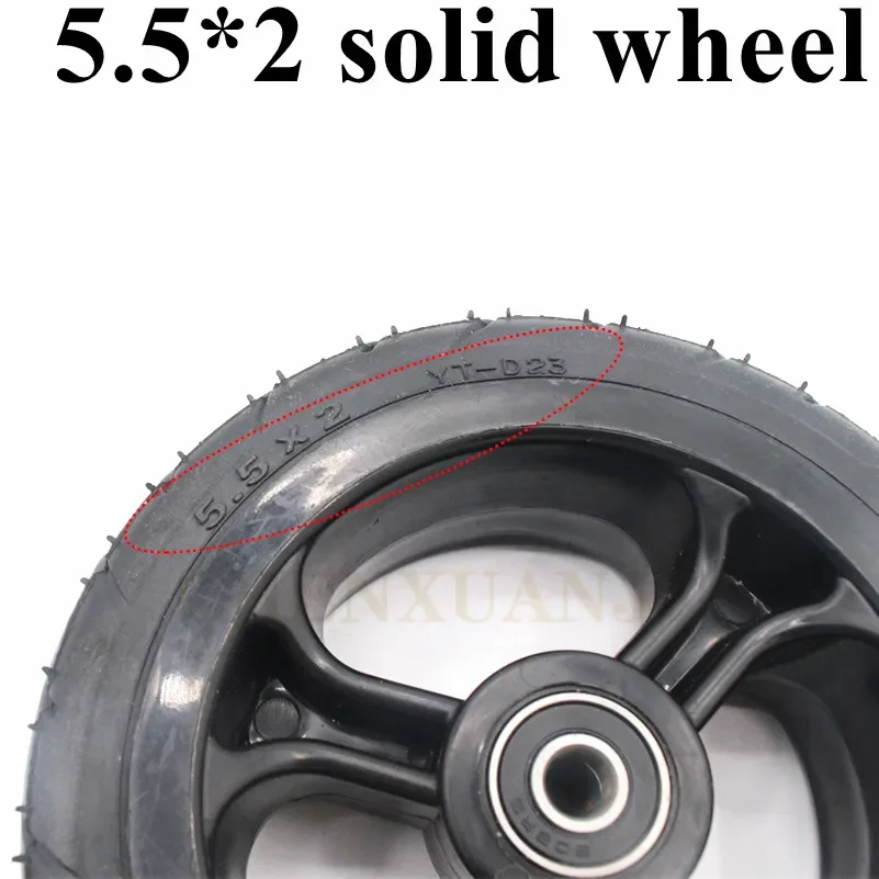 High Reputation Solid Wheel with Good Quality 5.5x2 for Fast  F0,jackhot,Nes Carbon Fiber Scooter  Tire