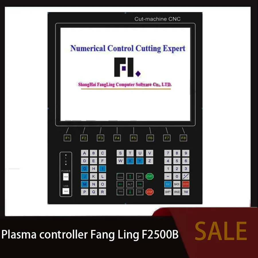 

CNC cutting expert Fang Ling F2500B plasma controller CNC flame plasma gantry cutting machine operating system