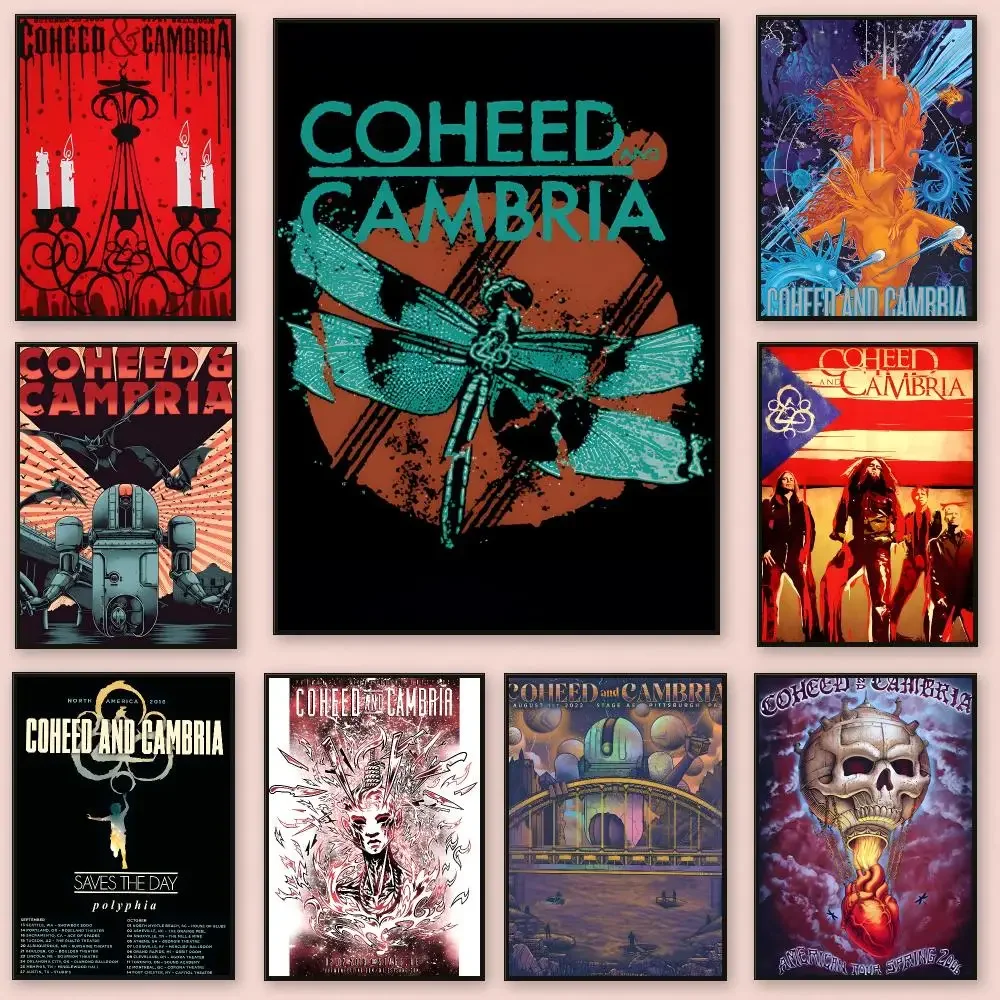 Progressive rock band Coheed and Cambria Poster Series HD Wall Living Room Home Decor Gift