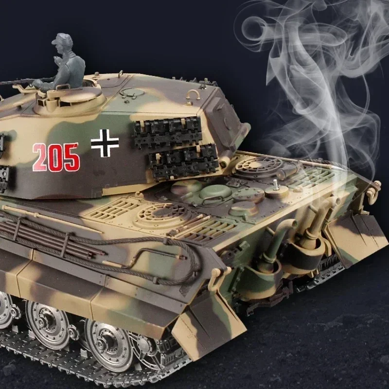 German Tiger King Henglong 3888a Henschel Heavy Remote Control Tank 2.4g modelli multifunzionale bambino telecomando giocattolo regalo