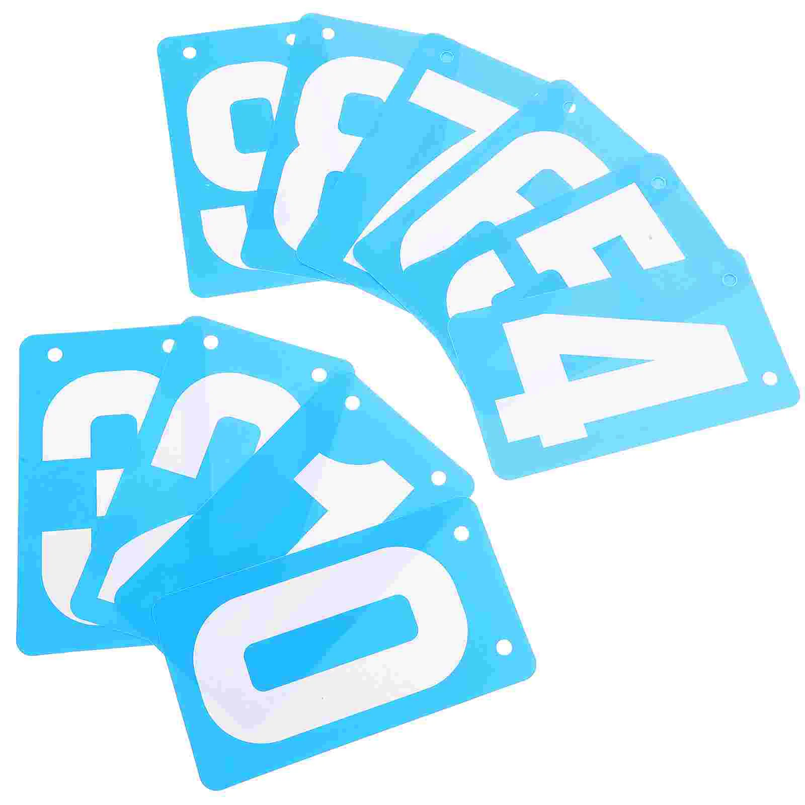 

10 Pcs Scoreboard Match Accessory Competition Scoreboards Refill Cards Keeper for Net Flip Sports Number