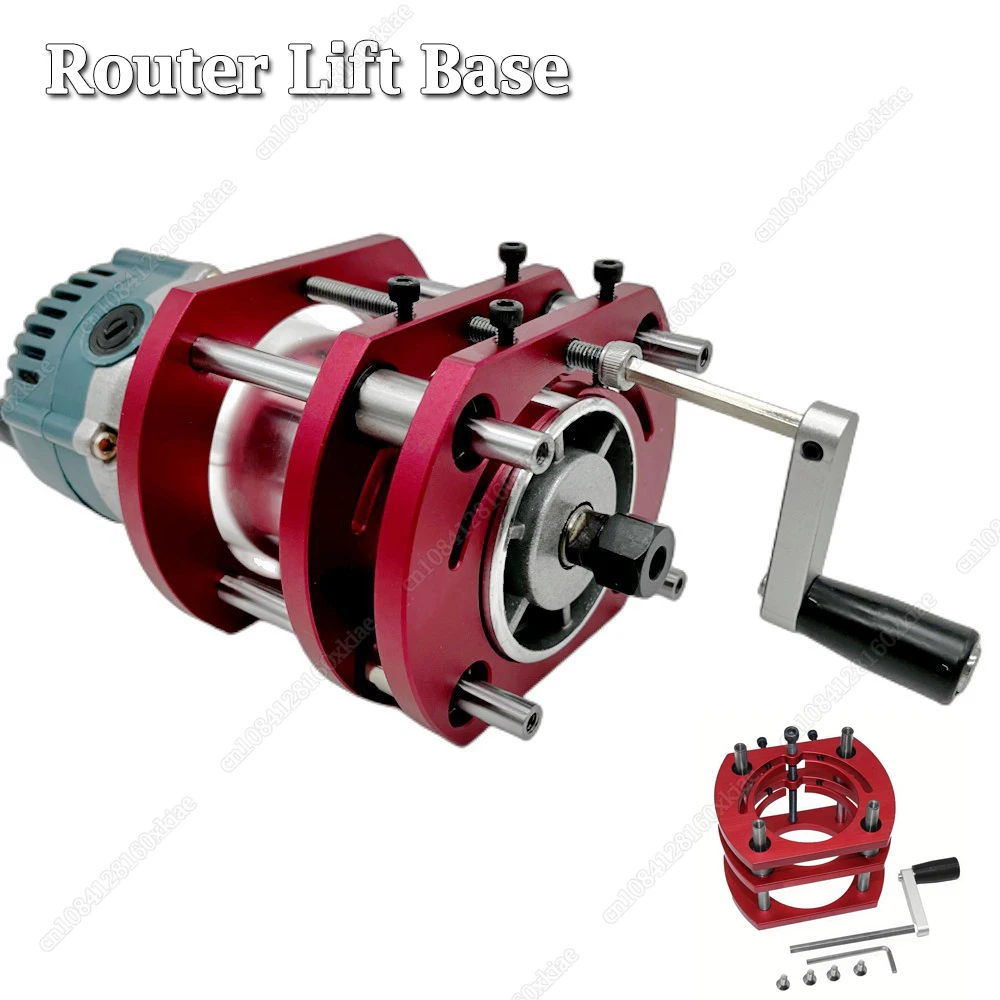 

Новый роутер, подъемник, деревообрабатывающий универсальный роутер, подъемное основание для диаметром 65 мм, моторные Верстаки, инструменты «сделай сам», Красный, прочный