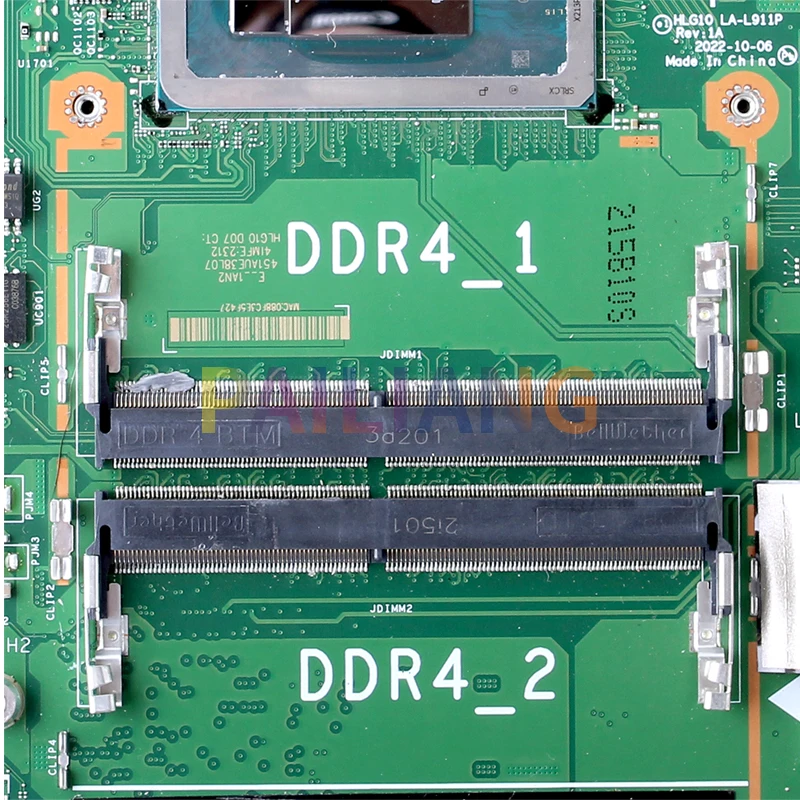 Imagem -05 - Placa-mãe Portátil para Lenovo Ideapad Gaming 15iah7 Notebook Mainboard Completo Testado La-l911p I512450h I7-12650h Rtx3050