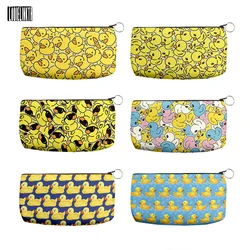 Little Yellow Duck Cosmetic Bag For Women Portable Zipper Storage Pouch Travel Toiletry Organizer Purse Bridesmaid Makeup Bags