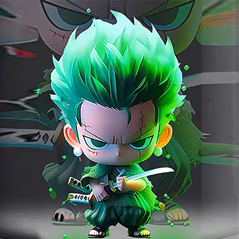 

15cm One Piece Roronoa Zoro Anime Figure Action Figures toy model Statue Collection Desktop decoration Pendant boy birthday Gift