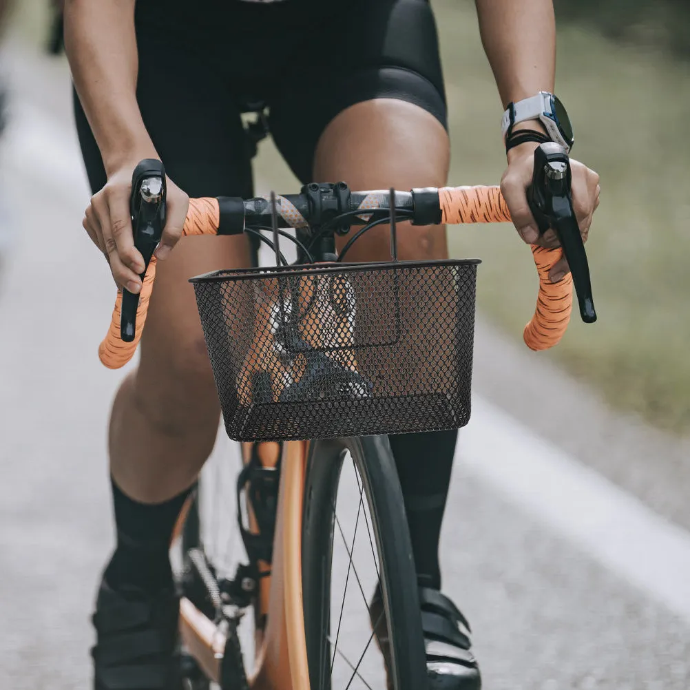 

2 шт. передних велосипедных корзин из железа, крепление на руль, простой стильный дизайн для велопрогулок, поездок на работу и покупок