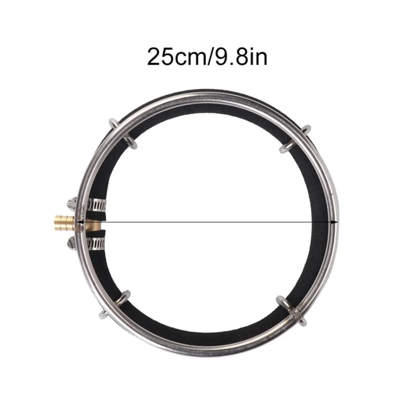 Aquarium Round Air Bubble Diffuser Ring Fish Pond Oxygenation Bubbler(Single Ring Dia )