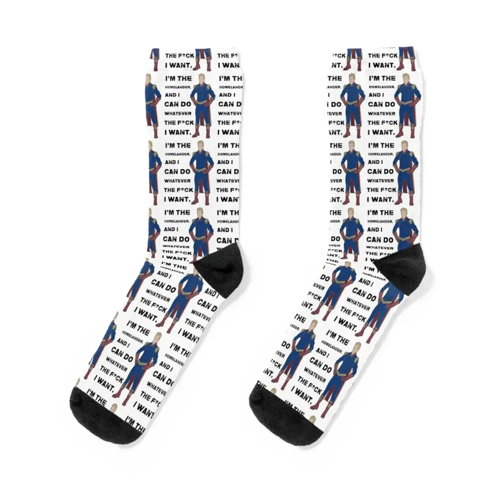 

Homelander: I’m the Homelander. (The boys) Socks luxury aesthetic Women Socks Men's