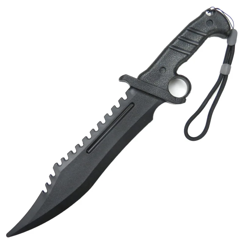 Cuchillo Katana de plástico de 36,5 cm/14,17 pulgadas, accesorios de exhibición para entrenamiento práctico, periféricos de juego, suministros para fiestas, adornos de modelo de juguete al aire libre