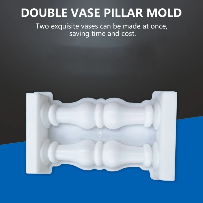 

High Temperature Resistant Plastic Mold for Crafting Fence Roman Column Mould,Plaster Concrete Mold Handcrafting Aficionados Sup