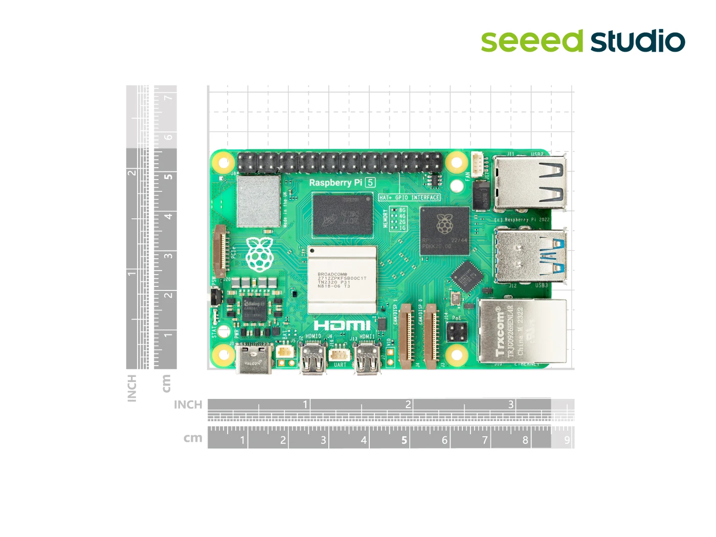 Imagem -05 - Raspberry pi Mini Computador pc Braço Quad-core Cortex-a76bluetooth 5.0ble sem Fio 2gb 8gb 4gb 2.4ghz 64bit