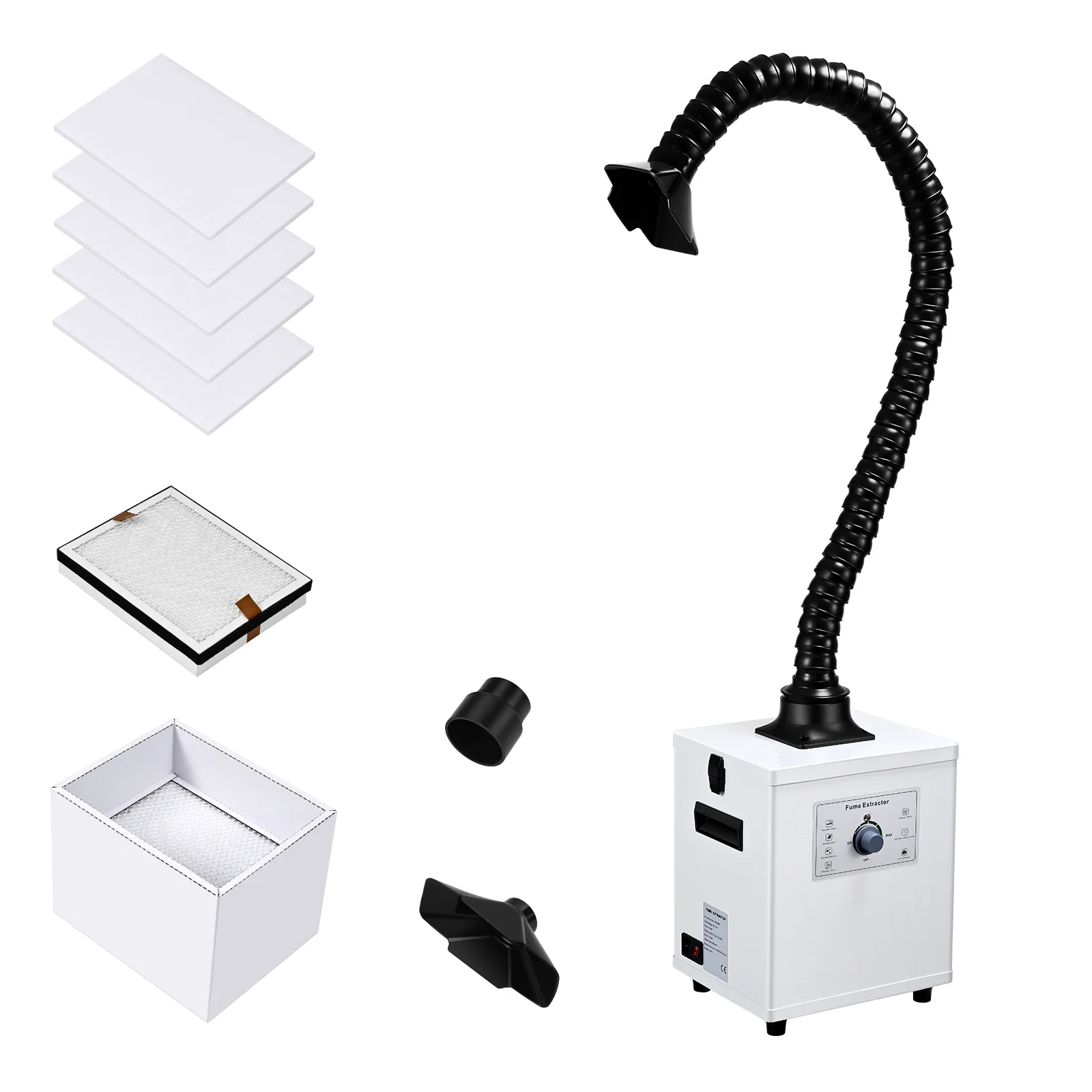 

Solder Fume Extractor 150W Smoke Absorber Welding Smoke Extractor For Laser Cutting,3D Printer ,DTF Printer Oven, Surgical,Salon