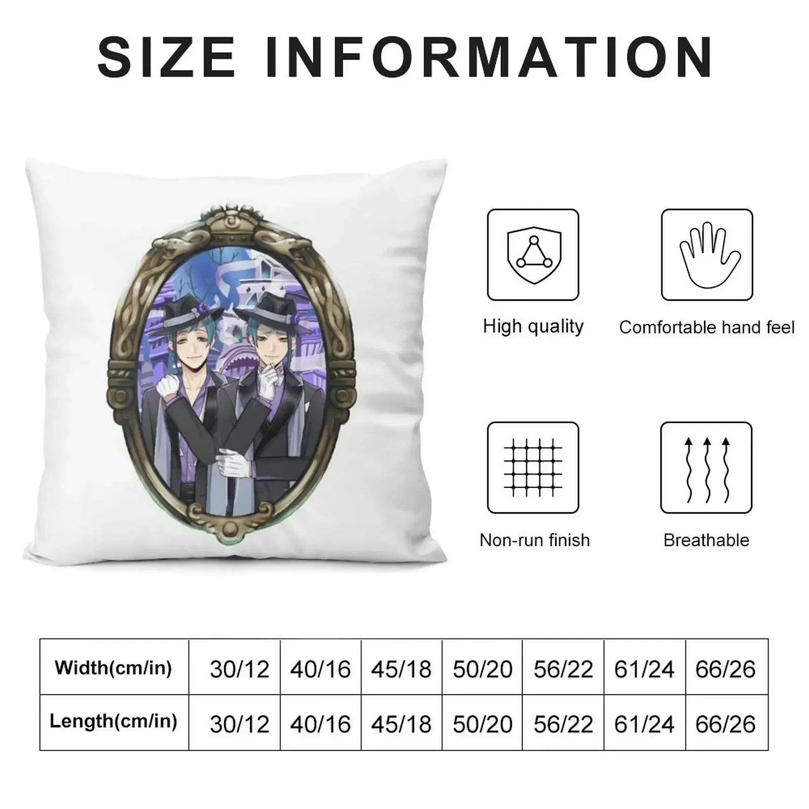 Floyd Leech & Jade Leech (Twisted Wonderland) Throw Pillow Decorative pillow case luxury decor pillow