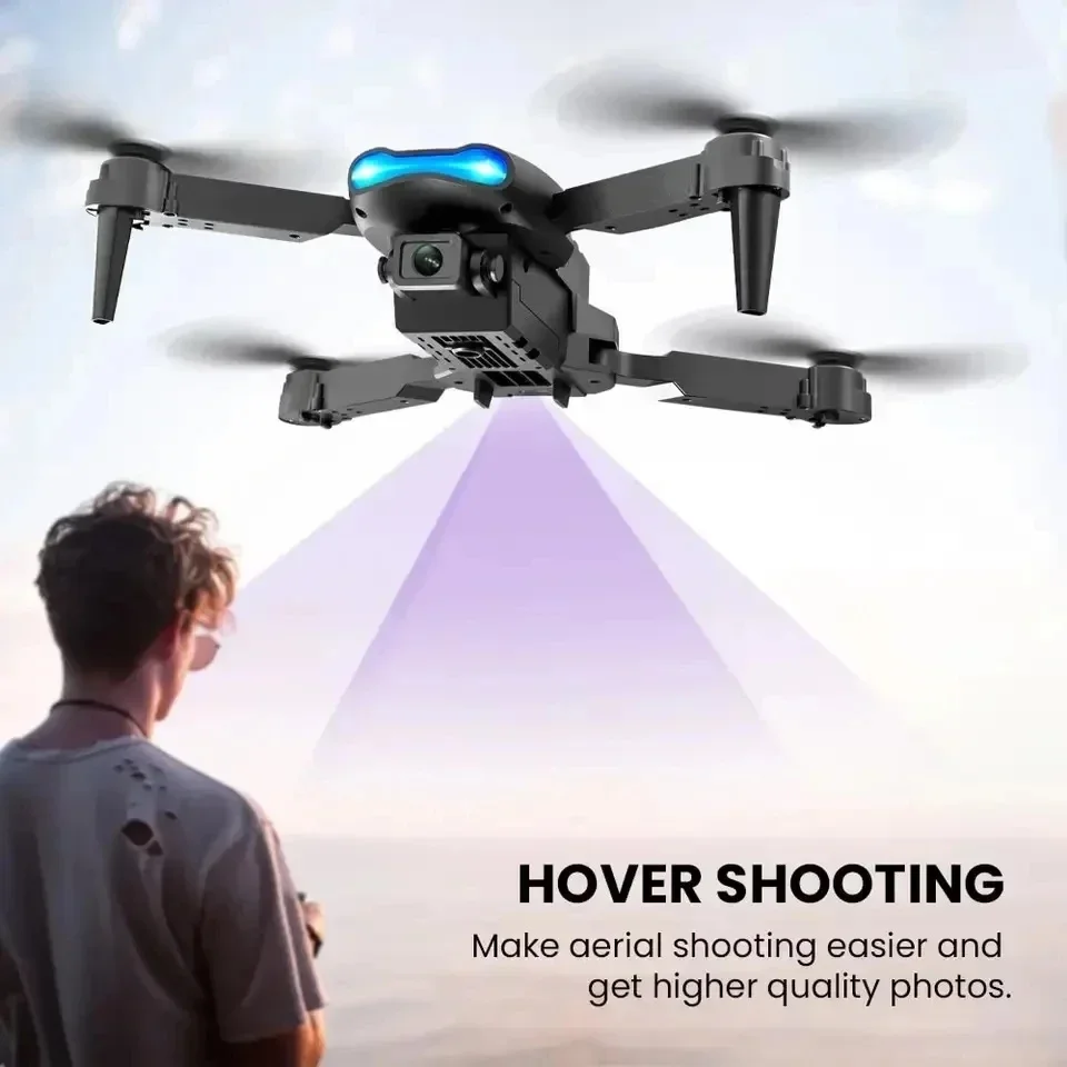 E99 Pro-Dron profesional de gran angular, cuadricóptero con modo de cámara HD 4K, helicóptero plegable, juguetes de regalo para niños