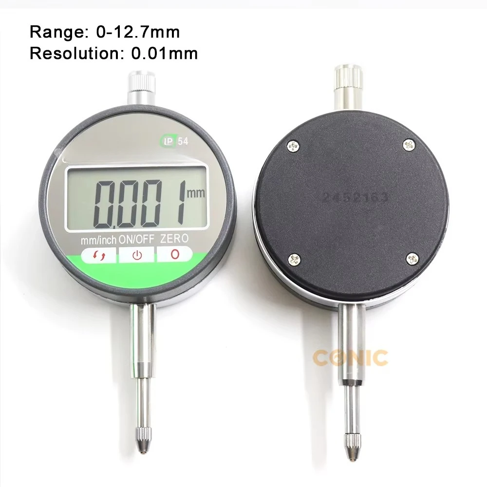 High Precision IP54 Waterproof Digital 0-12.7x0.01mm Gauge Indicator  Touch Screen Digital Indicator-HDF