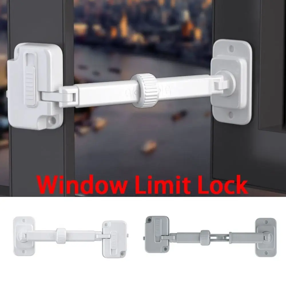 Safety Buckle Window Limit Lock New No Punching Adjustable Window Wind Support Portable Multifunction Window Stopper Window