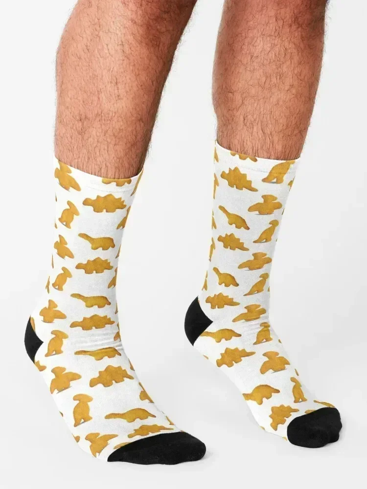 Kaus Kaki Dino Nugget Hadiah Sepak Bola Kaus Kaki Longgar Hadiah Lucu Kaus Kaki Pria Wanita