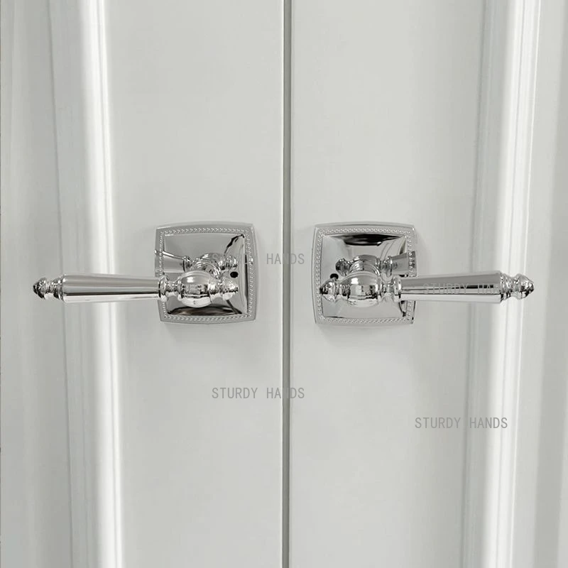 

Zinc alloy silent door lock high-end light luxury universal type bedroom split room door split lockset