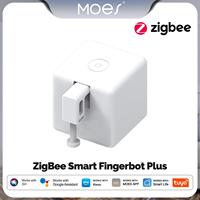 MOES Tuya ZigBee Fingerbot Plus Button Pusher finger robot automatic Voice Control Smart Life App work with Alexa Google Home