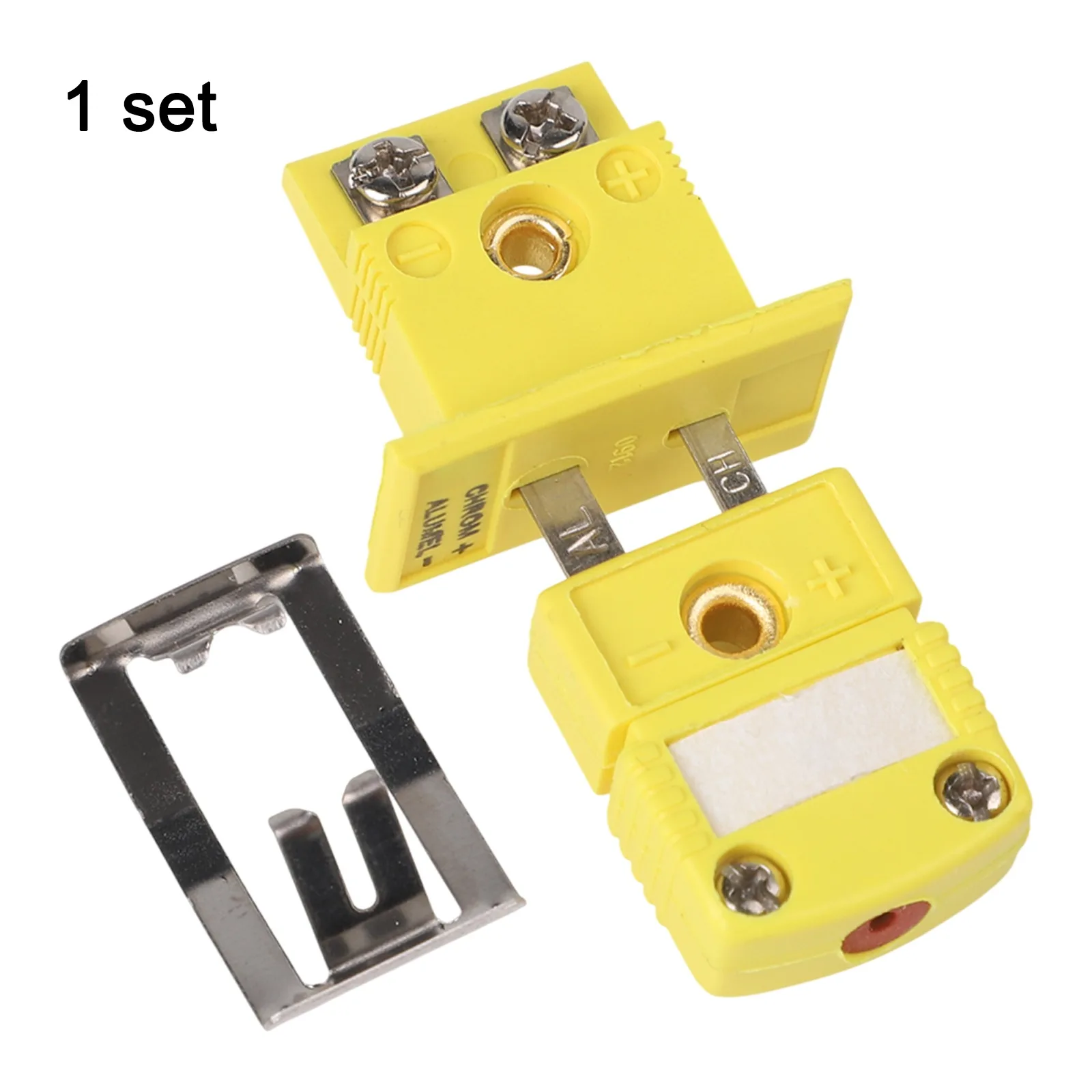 K-type Panel Mount Connector Thermocouple Miniature Socket Panel Mount Connector Electrical Equipment Supplies