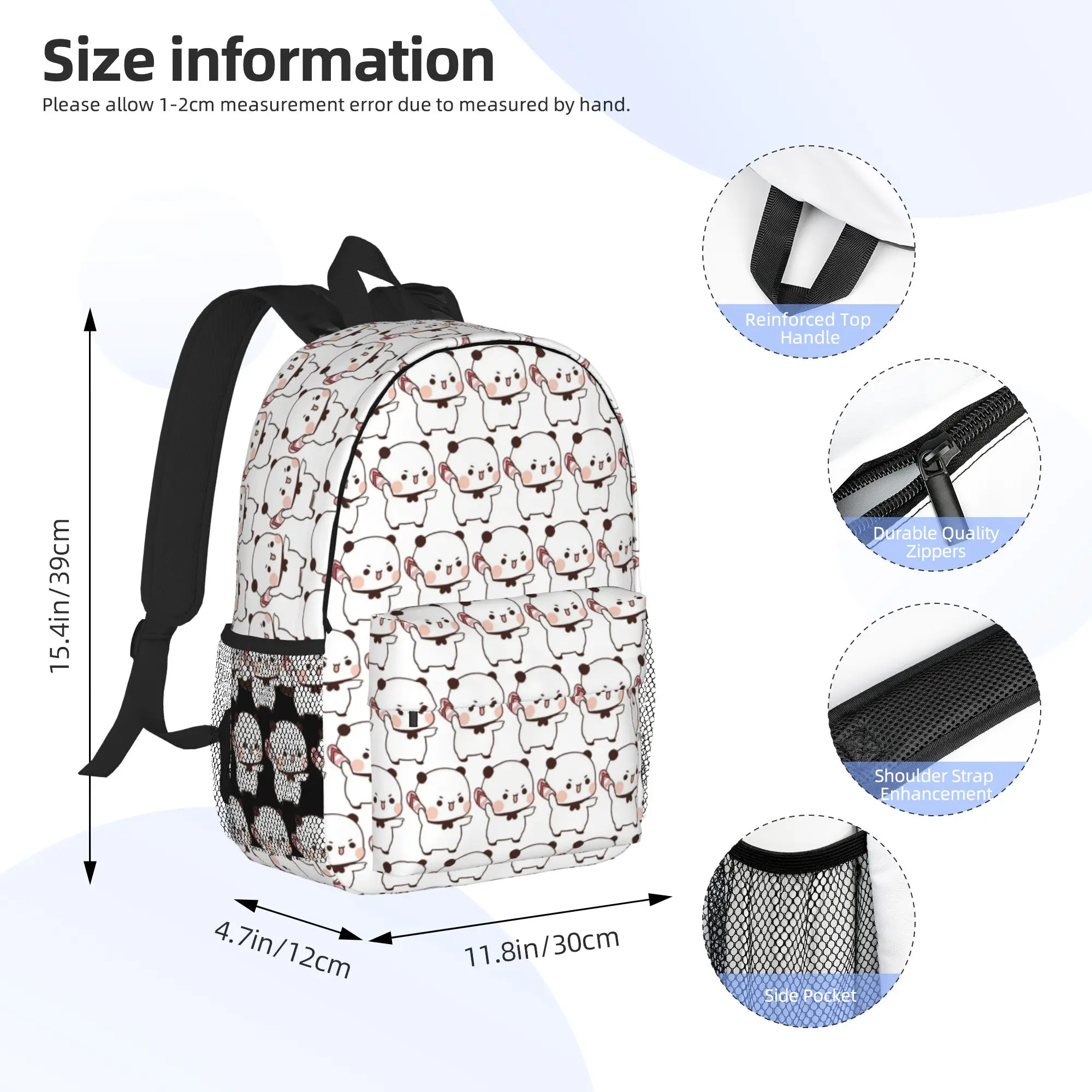 Cute Bubu is Throwing Flip-flops At Dudu Backpack Hot Sale Daypack Boys Girls BookBag Shoulder Bags for Men Women School Bag