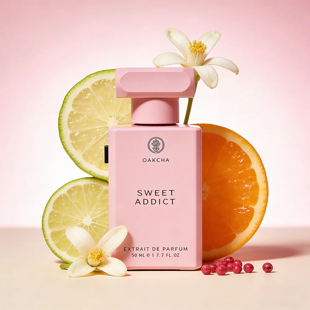 

OAKCHA SWEET ADDICT Extrait De Parfum Intense 50ml/1.7oz Unisex Travel Fragrance Sweet Gourmand Warm Long Lasting Gift for Her
