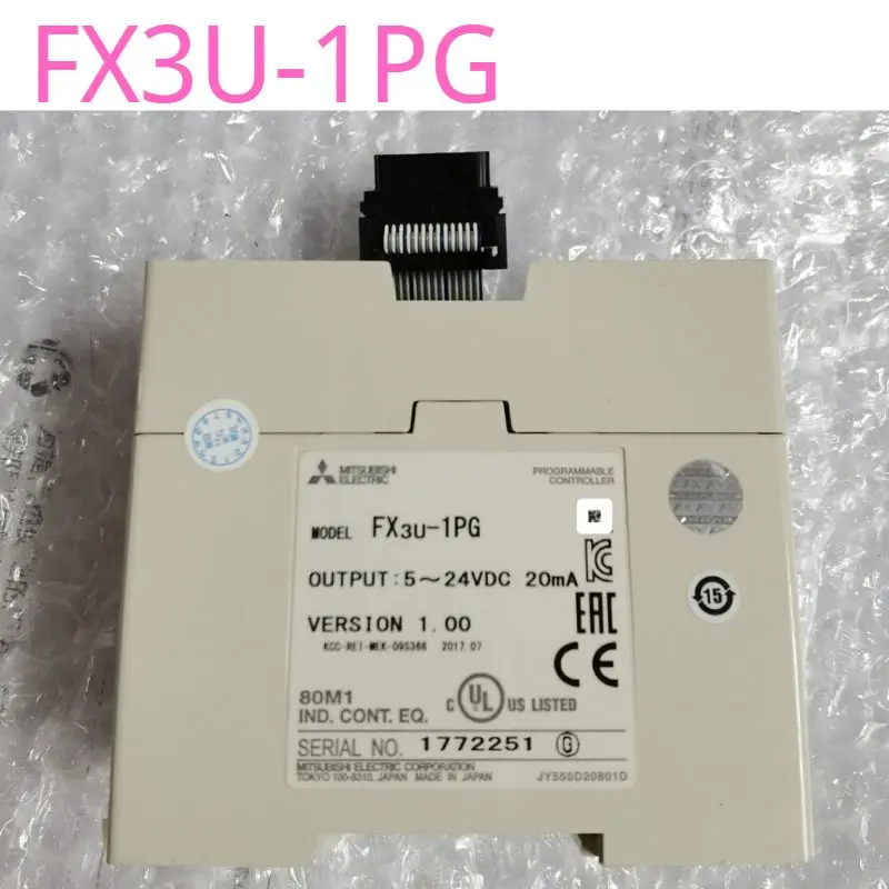 

second-hand FX3U-1PG MELSEC-F PLC Positioning Block PLC Module 200 KHz Output Frequency