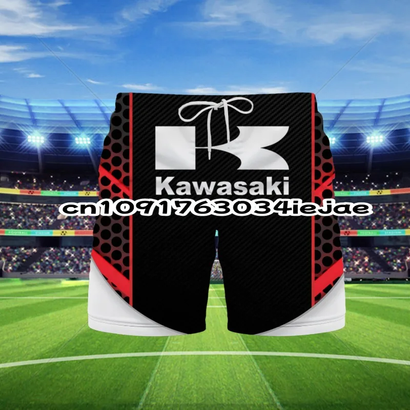 

Summer Men's Shorts Simple Kawasaki Fashion Printed Breathable Quick-Drying Sweat-Absorbing Loose Comfortable Sports Shorts