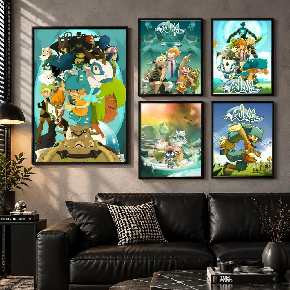 Adventure-Virtual-Interactive-Artwork-Console-Characterart Dofus Poster Aesthetic Unframed Wall Prints for Bedroom & Living Room