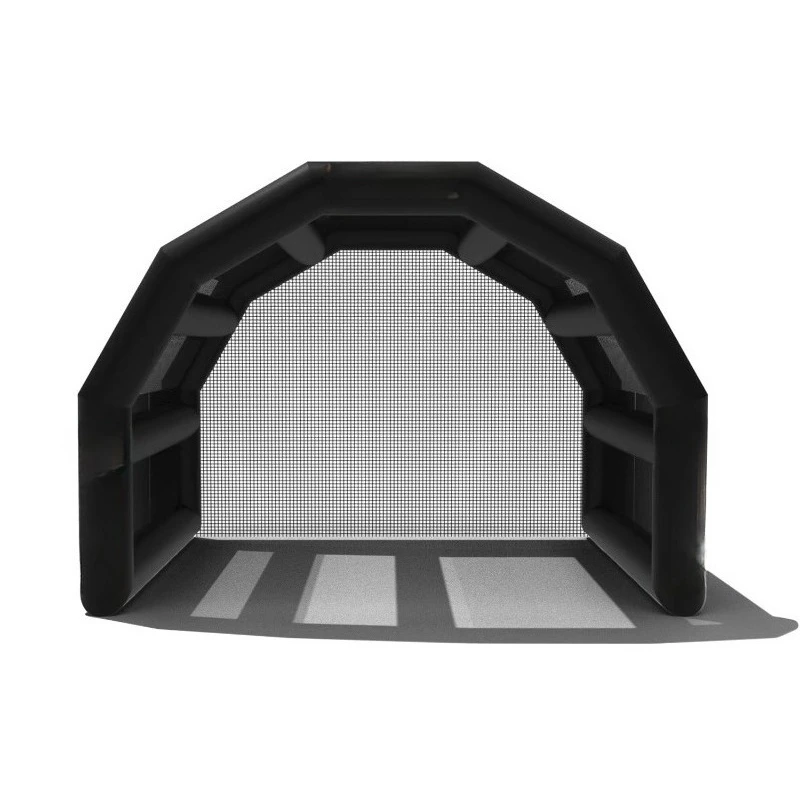 Airtight inflatable batting baseball cage, inflatable turtle tailgate for practice baseball practice