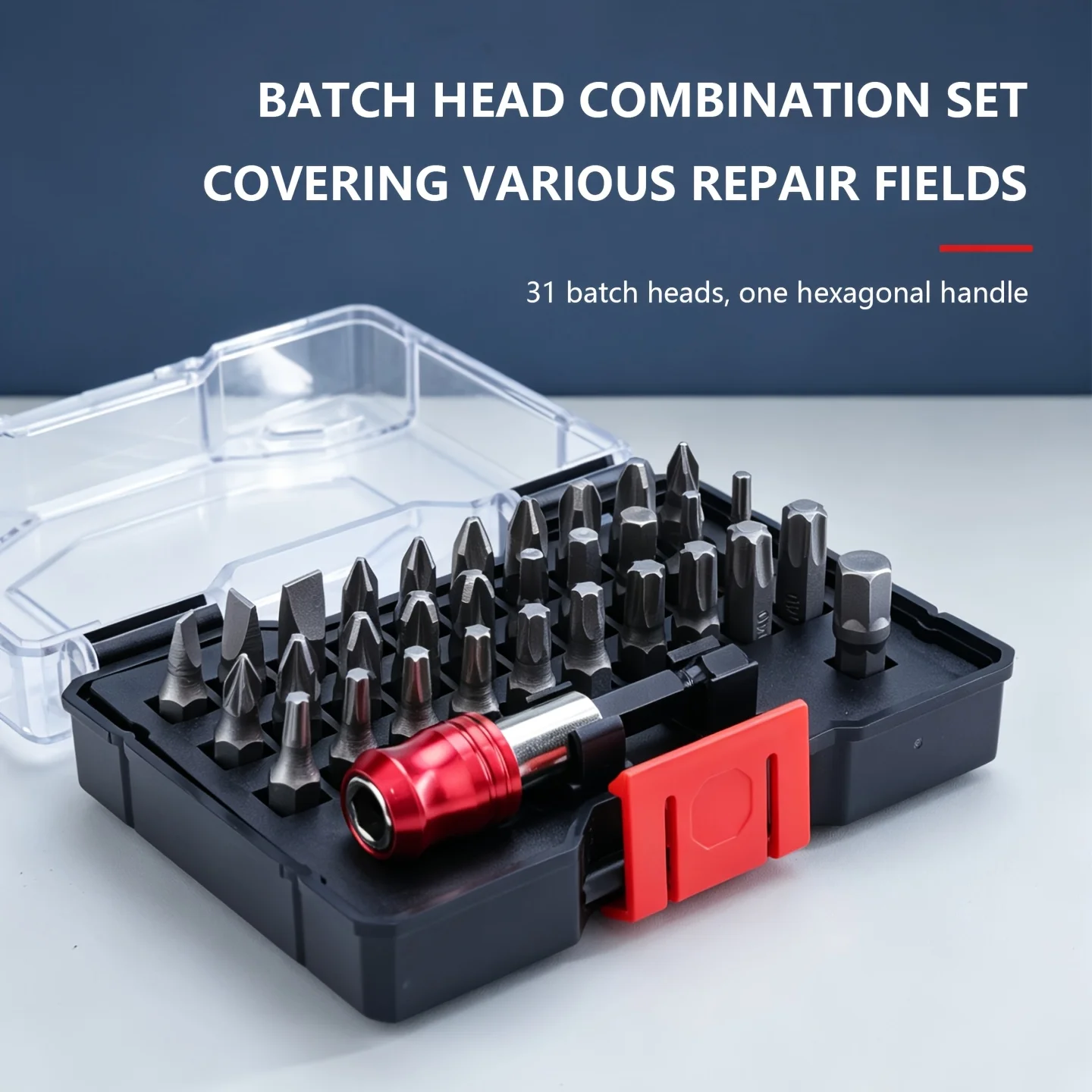 32 Pieces Outdoor Multi-functional Cordless Drill Hex Bit Set High Torque Portable Thickened Electric Screwdriver Bit Kit
