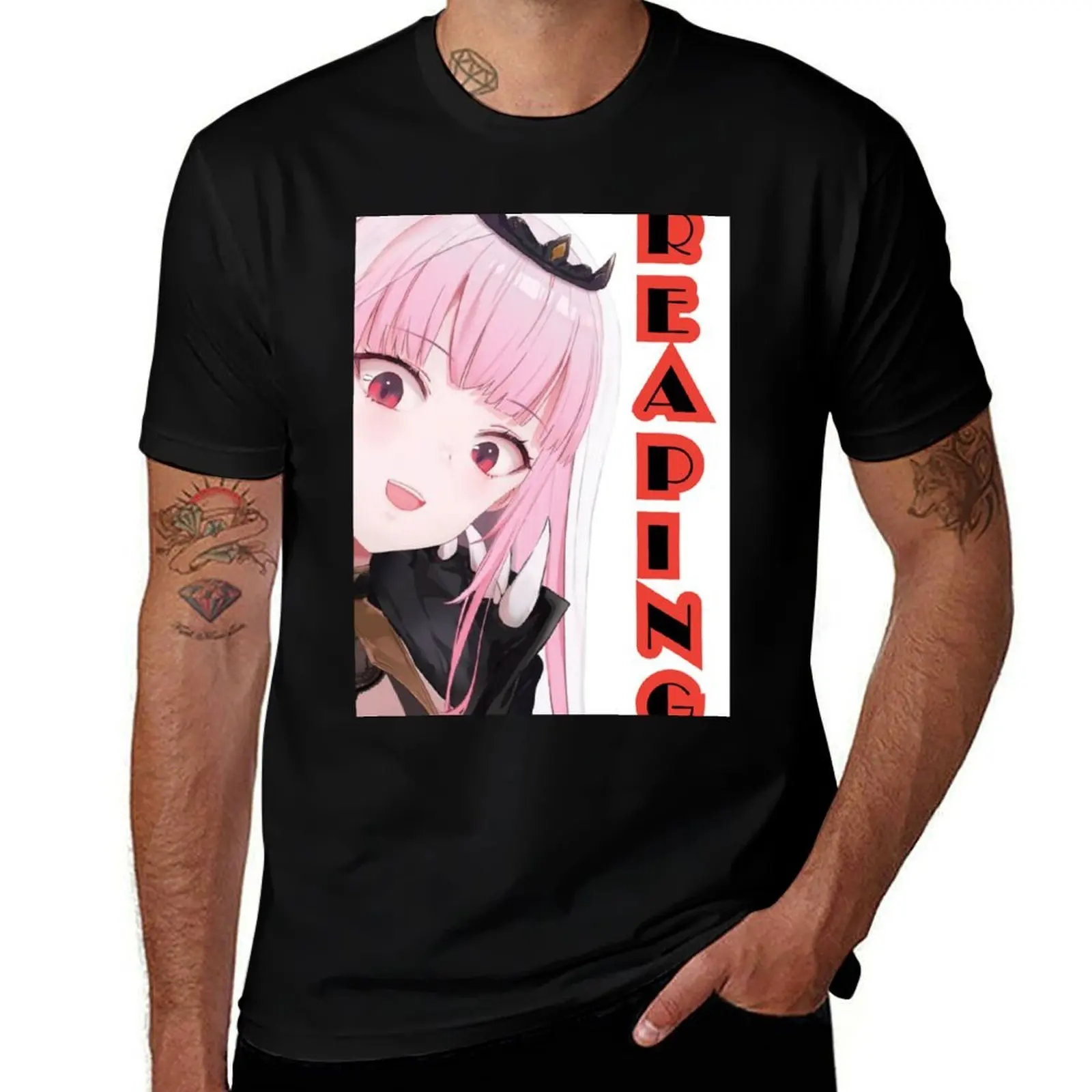 Mori Calliope T-Shirt Basic Tee Shirt for Everyday Outfit T-Shirt