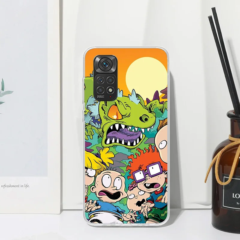 Cartoon R-Rugrat Phone Case For Xiaomi Redmi Note 13 14 12S 11S 10S 12 11E 10 Pro Plus 11T 9S 9 8T 8 7 Art Fundas Back Cover